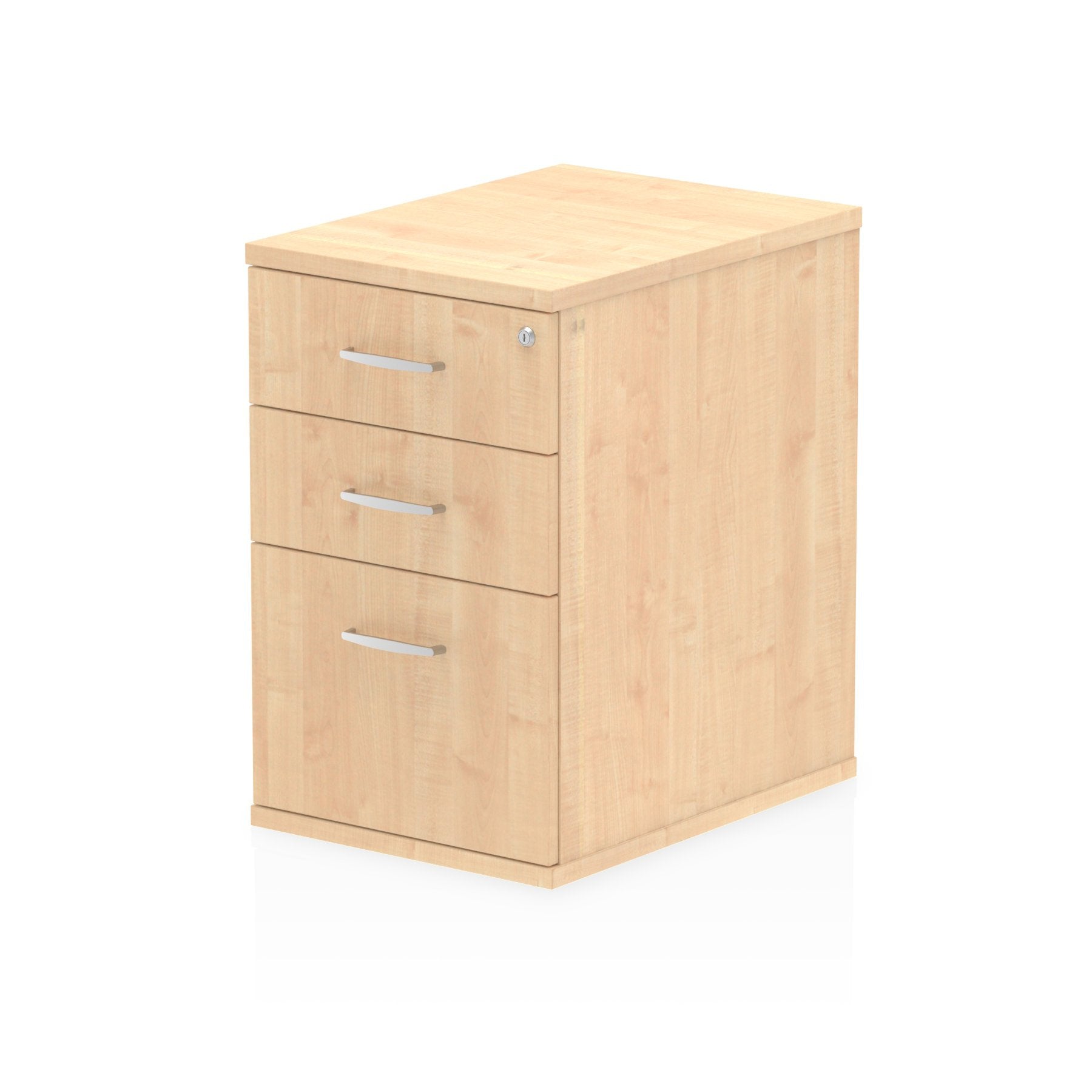 Dynamic Impulse 600mm Deep Desk High Pedestal Maple I000249 DD