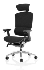 Ergo Click Plus Chair Black FabriMesh With Headrest PO000062 DD