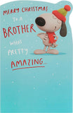 Crackers Christmas Brother-Brother Christmas Card