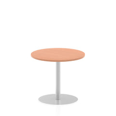 Dynamic Italia 800mm Poseur Round Table Beech Top 725mm High Leg ITL0124 DD