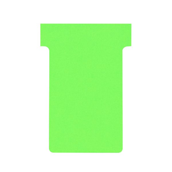 Nobo T-Cards A80 Size 3 Green (Pack 100) 32938913