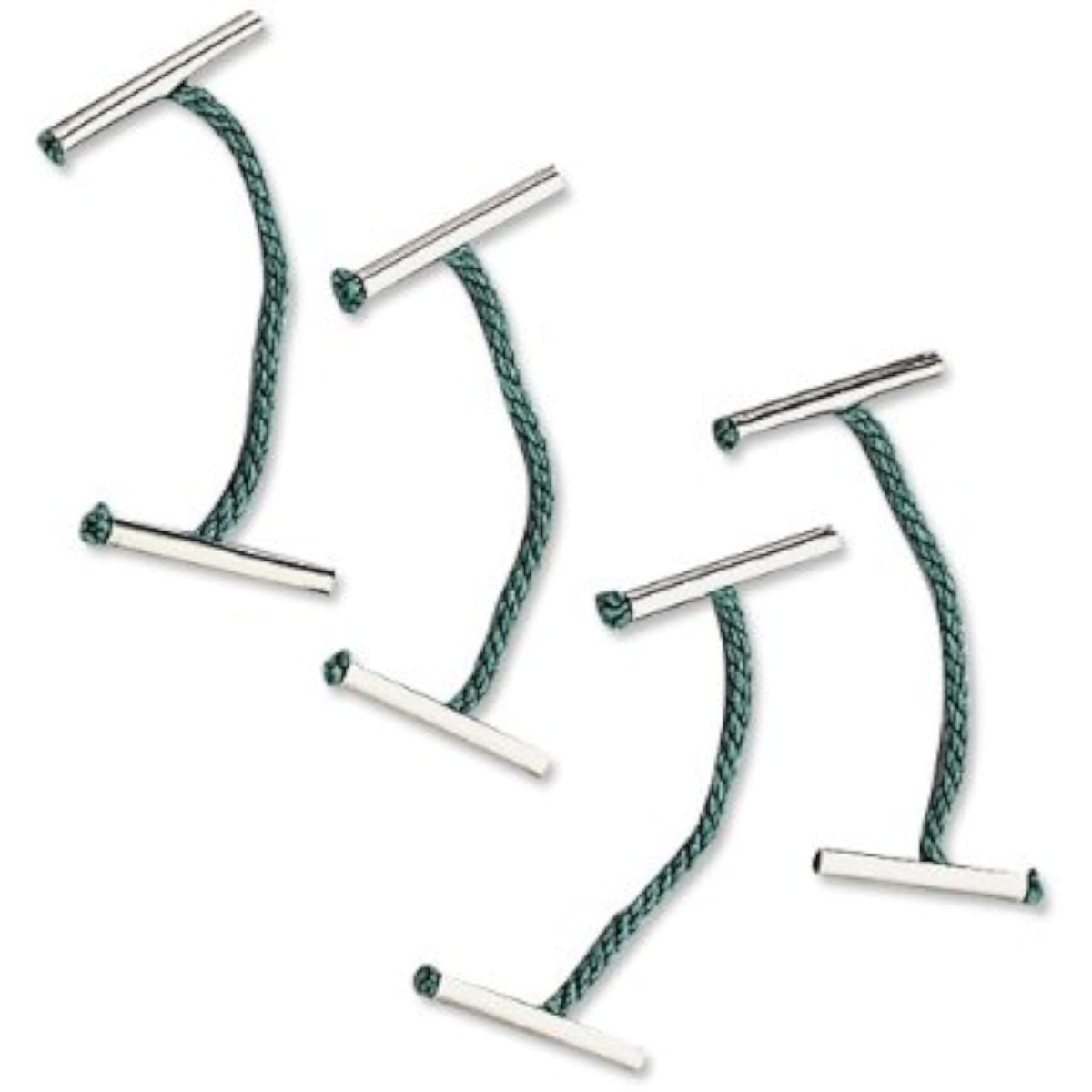 Q-Connect 25mm Green Metal 100 Treasury Tags