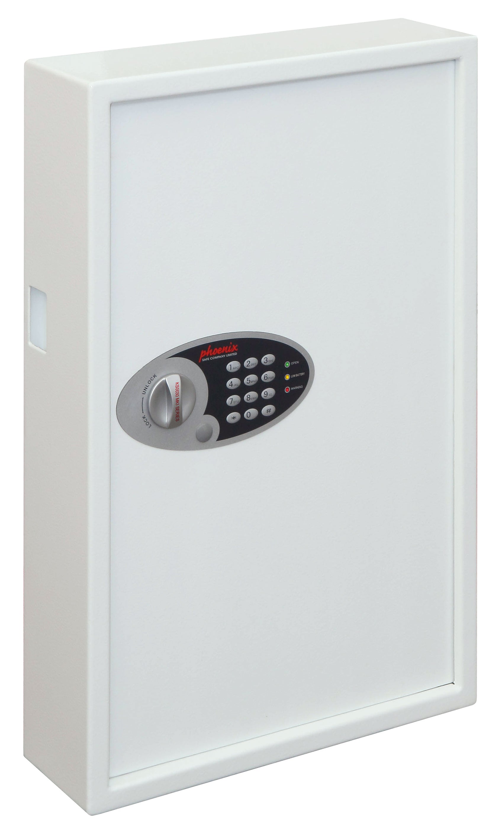 Phoenix Cygnus Key Deposit Safe 144 Hook Electronic Lock White KS0033E DD
