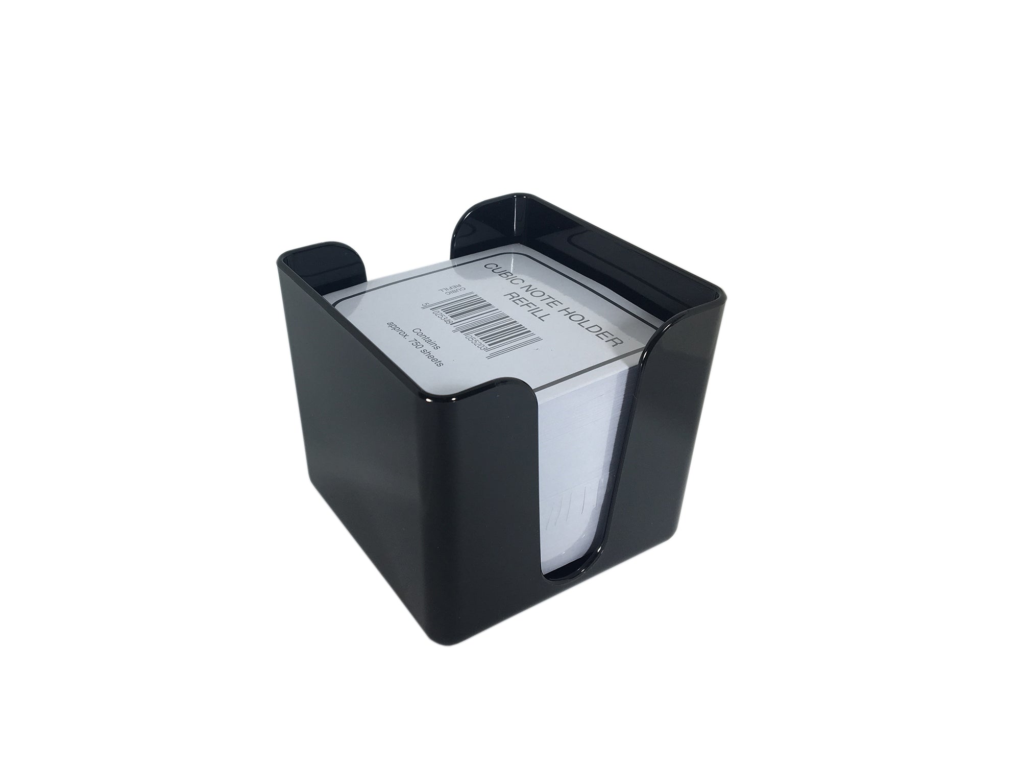ValueX Essentials Cubic Note Block and Holder Black - CP053YTBLK