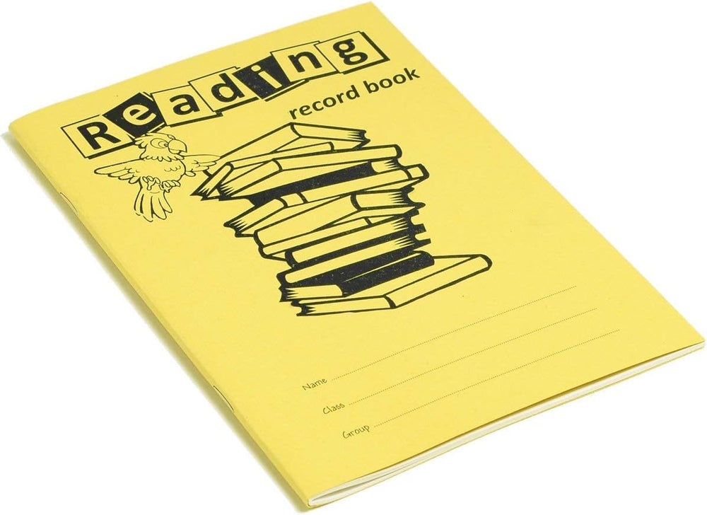 Rhino A5 40-page reading record notebook, educational stationery with lined pages for tracking reading progress.