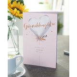 UK Greetings Birthday Card for Granddaughter - Silver Balloon Design