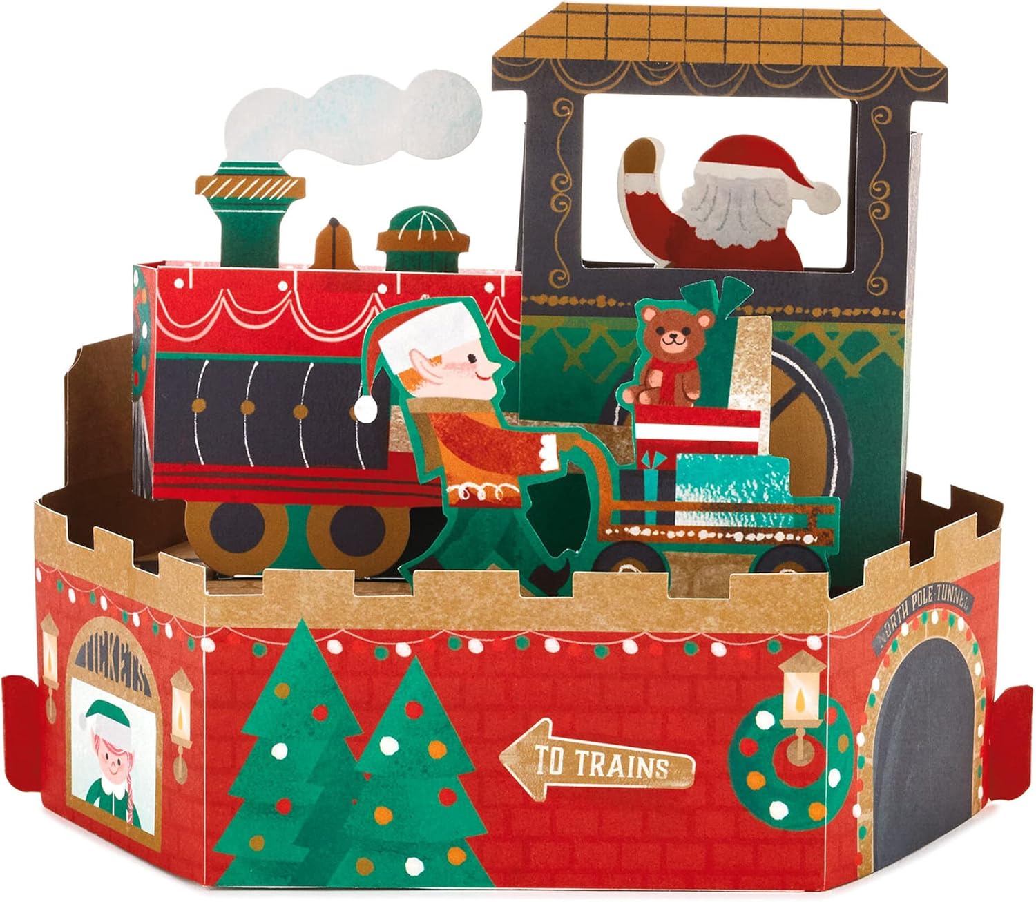 Unisex Christmas Greeting Card with Festive Seasonal Design and Heartfelt Wishes