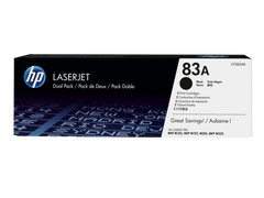 HP 83A Black Standard Capacity Toner 1.5K pages Twinpack for HP LaserJet Pro M201/M125/M127/M225 - CF283AD