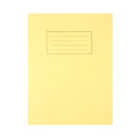 Silvine 9x7 inch/229x178mm Exercise Book Ruled Yellow 80 Pages (Pack 10) - EX103