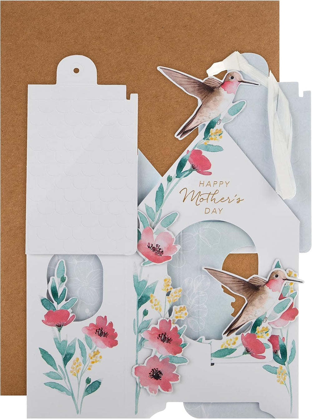 Modern 3D Birdhouse Mother’s Day Card – Unique & Stylish Pop-Up Greeting