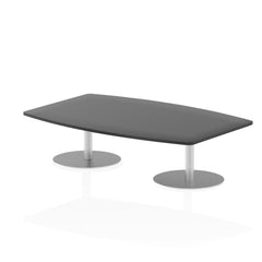 Dynamic Italia 1800mm Poseur High Gloss Table Black Top 475mm High Leg ITL0316 DD