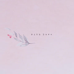 Anniversary Card for Mum and Dad - Contemporary Floral Text Design