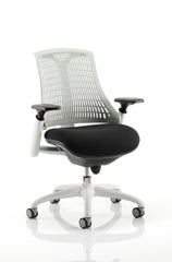Flex Chair White Frame Moonstone White Back KC0056 DD