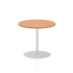 Dynamic Italia 600mm Poseur Round Table Oak Top 725mm High Leg ITL0110 DD