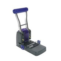 Rapesco P1100 2 Hole Punch Heavy Duty Plastic 100 Sheet Black - 0247