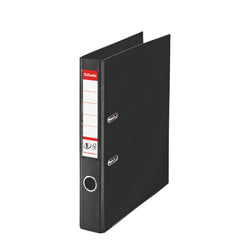 Esselte No.1 VIVIDA Lever Arch File Polypropylene A4 50mm Spine Width Black (Pack 10) 811470