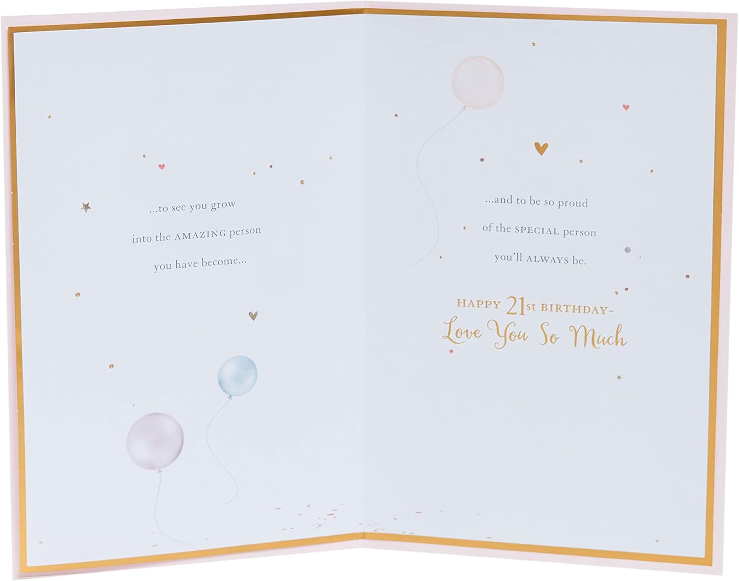 Stunning 21st Birthday Daughter Birthday Card