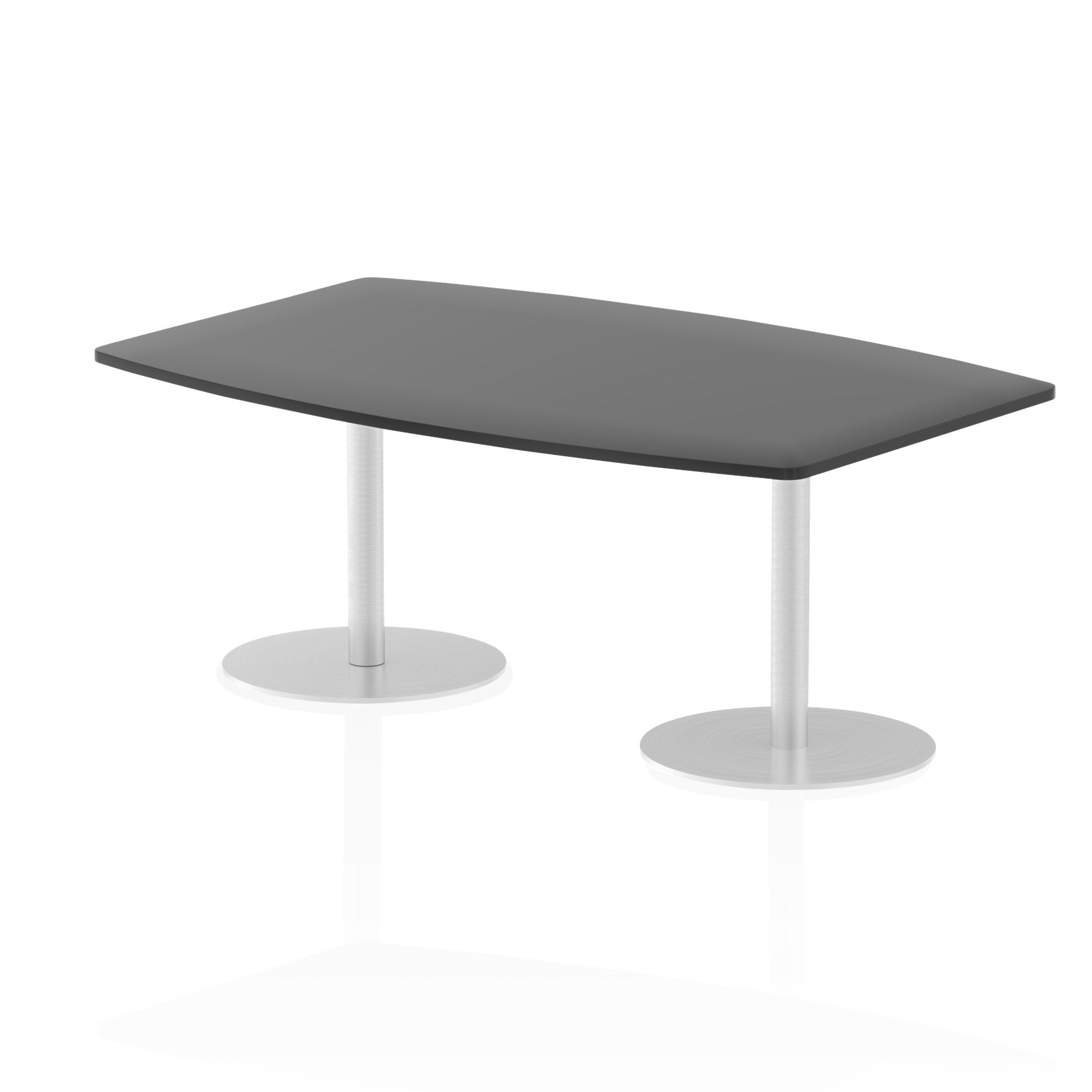 Dynamic Italia 1800mm Poseur High Gloss Table Black Top 725mm High Leg ITL0318 DD