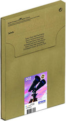 Epson 502 Black Cyan Magenta Yellow Ink Cartridge Multipack 4.6ml + 3 x 3.3ml (Pack 4) - C13T02V64510