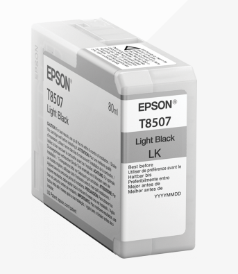 Epson T8507 Light Black Ink Cartridge 80ml - C13T850700