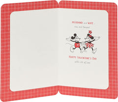 Mickey and Minnie Mouse Valentine's Day Card for Husband