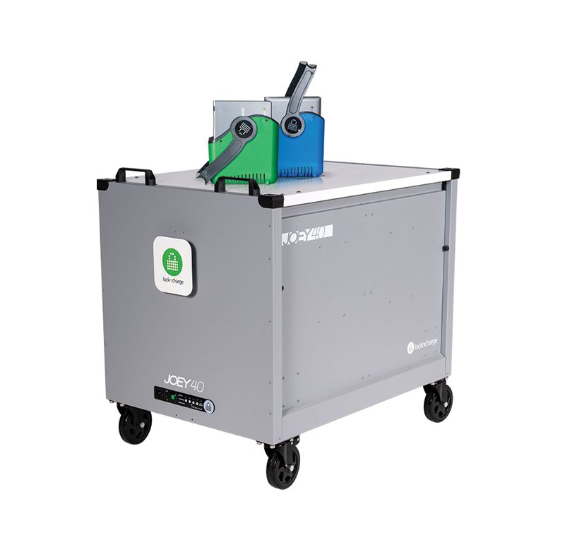 LocknCharge LNC10382 Joey 40 Cart 40 Bay Store and Charge for iPads Laptops and Chromebooks Maximum Screen Size 17 Inches UK