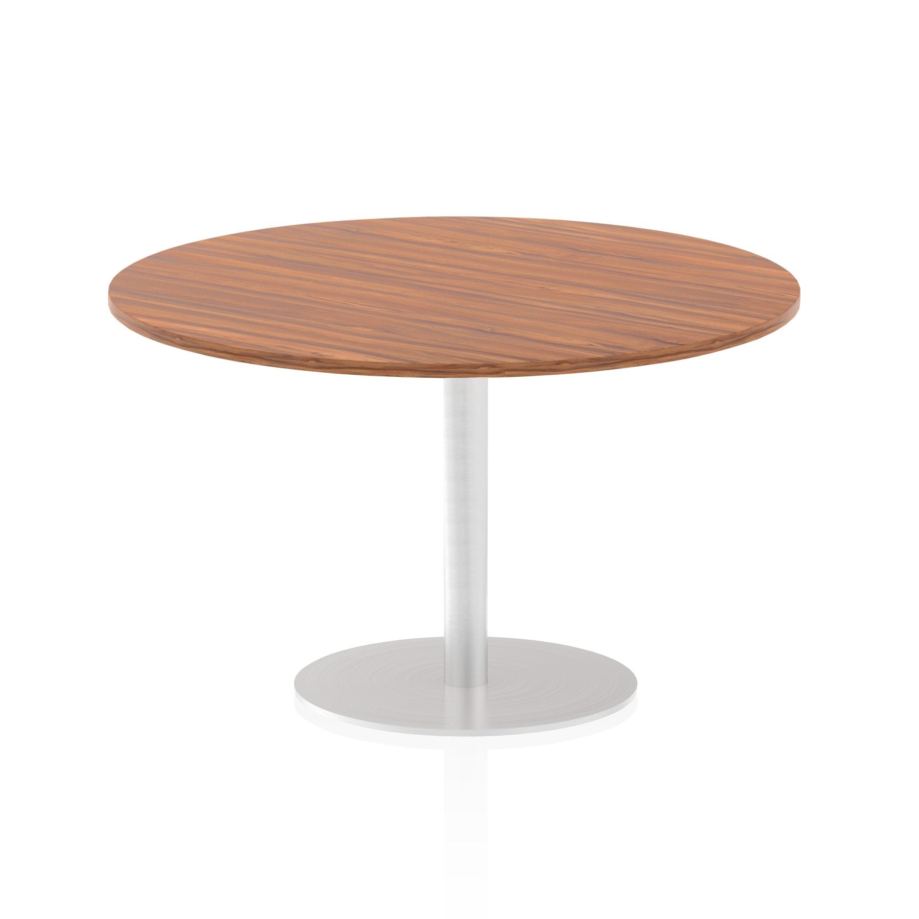 Dynamic Italia 1200mm Poseur Round Table Walnut Top 725mm High Leg ITL0161 DD