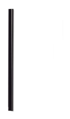 Durable Spine Bar A4 6mm for Binding Documents Holds Up To 60 Sheets Black (Pack 50) - 293101