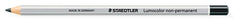 Staedtler Lumocolor Non-Permanent Omnichrom Pencil Black (Pack 12) 108-9
