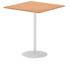 Dynamic Italia 1000mm Poseur Square Table Oak Top 1145mm High Leg ITL0362 DD