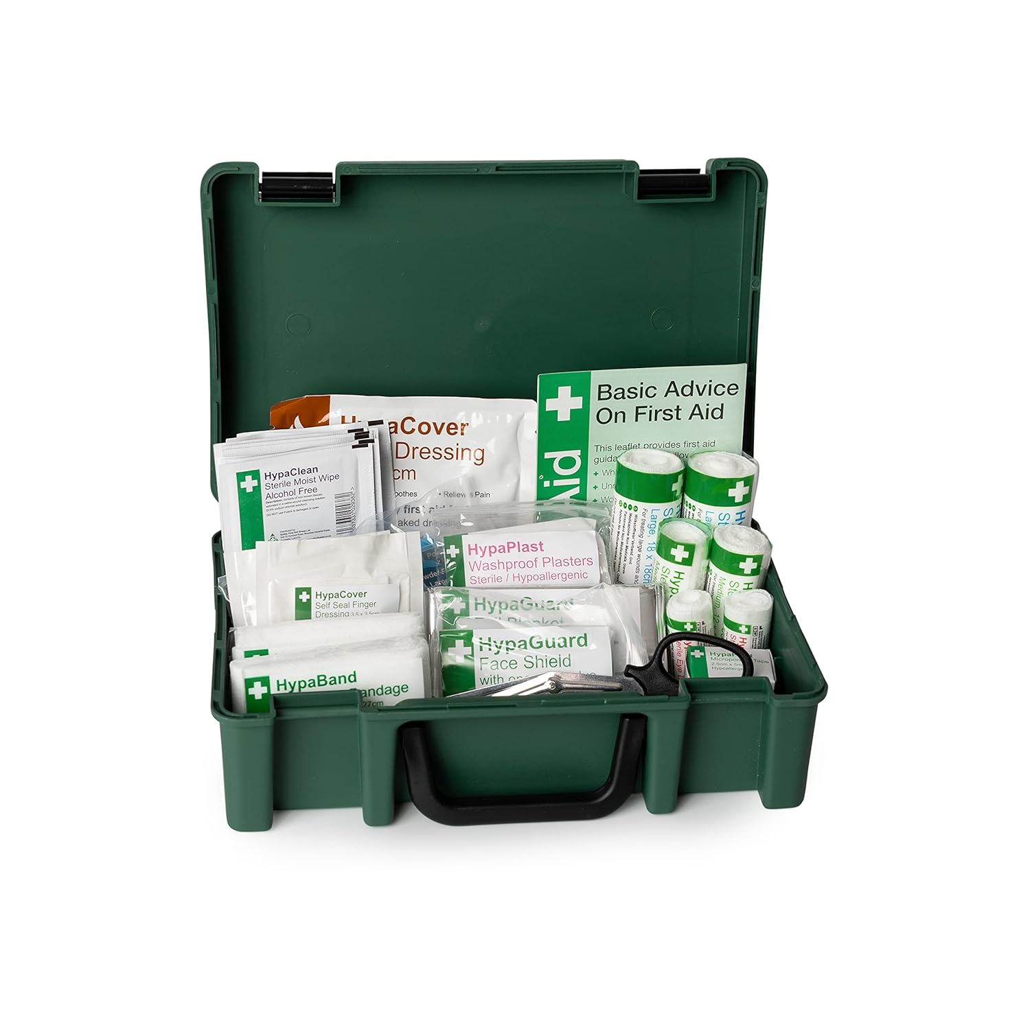 Safety First Aid Group K3170SM small catering kitchen first aid kit with fully stocked supplies for 1 to 10 persons, health and safety kit.