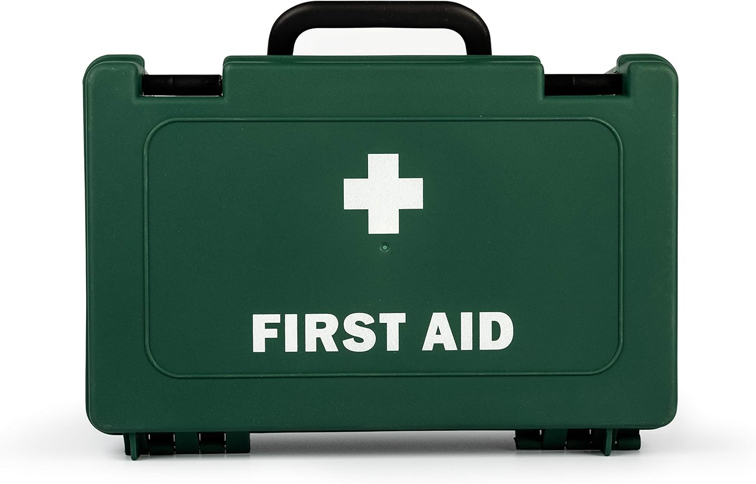 Fully stocked Safety First Aid Group HSE Economy First Aid Kit for 1-10 persons, with health and safety supplies.