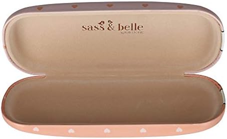 Sass & Belle Cutie Cat Meow glasses case with colorful cat illustration and soft interior for eyeglasses protection.