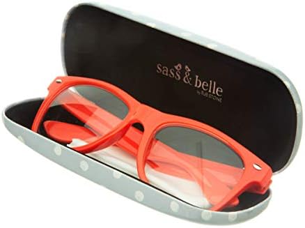 Sass & Belle Barney the Dog glasses case in pink with a cute dog design, made of soft material for eyeglasses protection.