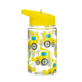 Sass & Belle Digger Bottle 400ml yellow BPA-free kids drinkware with a playful digger design, ideal for children.