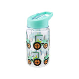 Sass & Belle Drink Up Tractor water bottle for kids, 400ml BPA-free plastic with colorful tractor design.