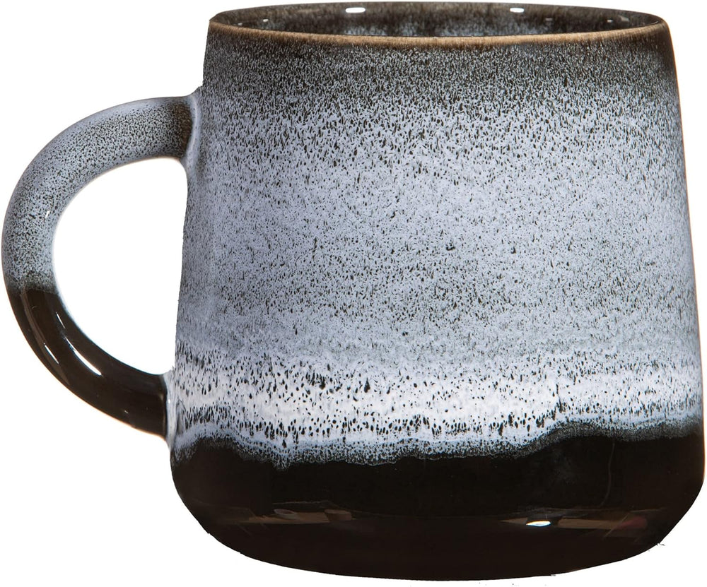 Sass & Belle Midnight Mojave Glaze Mug with dark, glossy finish and stylish design, perfect for hot beverages.