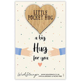 Second Nature keepsake gift featuring a small pocket hug wish token with a heartfelt design, perfect for sentimental keepsake moments.