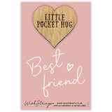 Second Nature friendship keepsake gift with a small pocket hug wish token, symbolizing friendship and love.