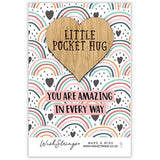 Second Nature "You Are Amazing in Every Way" pocket hug wish token keepsake gift with engraved message on a small token.