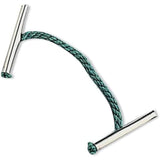Pack of 100 green plastic-ended Send It By Treasury Tags, 101mm office supplies for organizing and labeling documents.