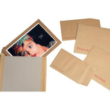 Send It By brown back board envelopes, manilla packaging with "Please Do Not Bend" label, size 241 x 178 x 45 mm, durable mailing envelopes.