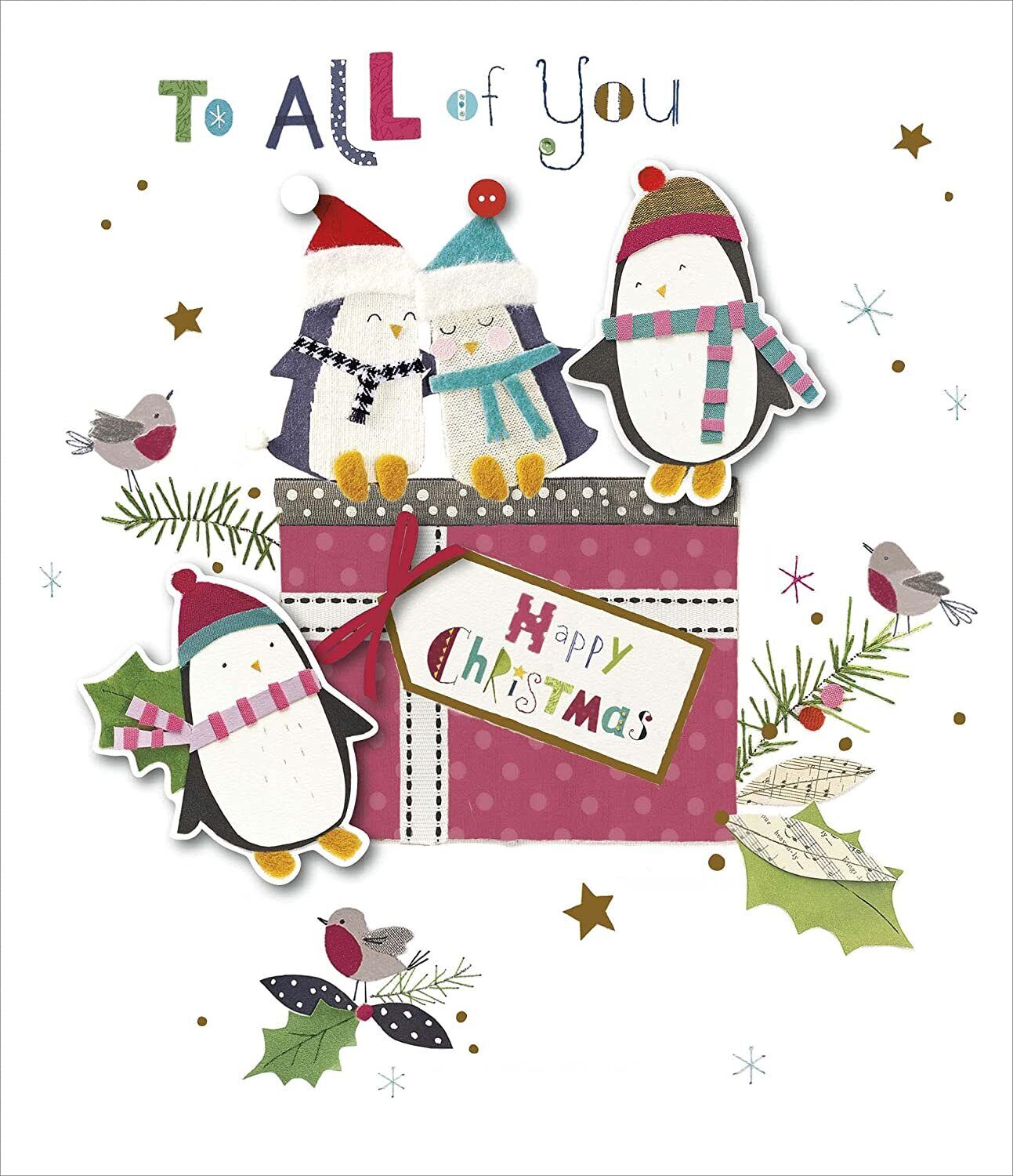 All of You Button Box Special Christmas Greeting Card Special Xmas Cards 668223 668223