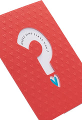 UK Greetings Valentine's Day Card From A Secret Admirer for Him/Her/Boyfriend/Girlfriend/Husband/Wife/Partner - Question Mark Design