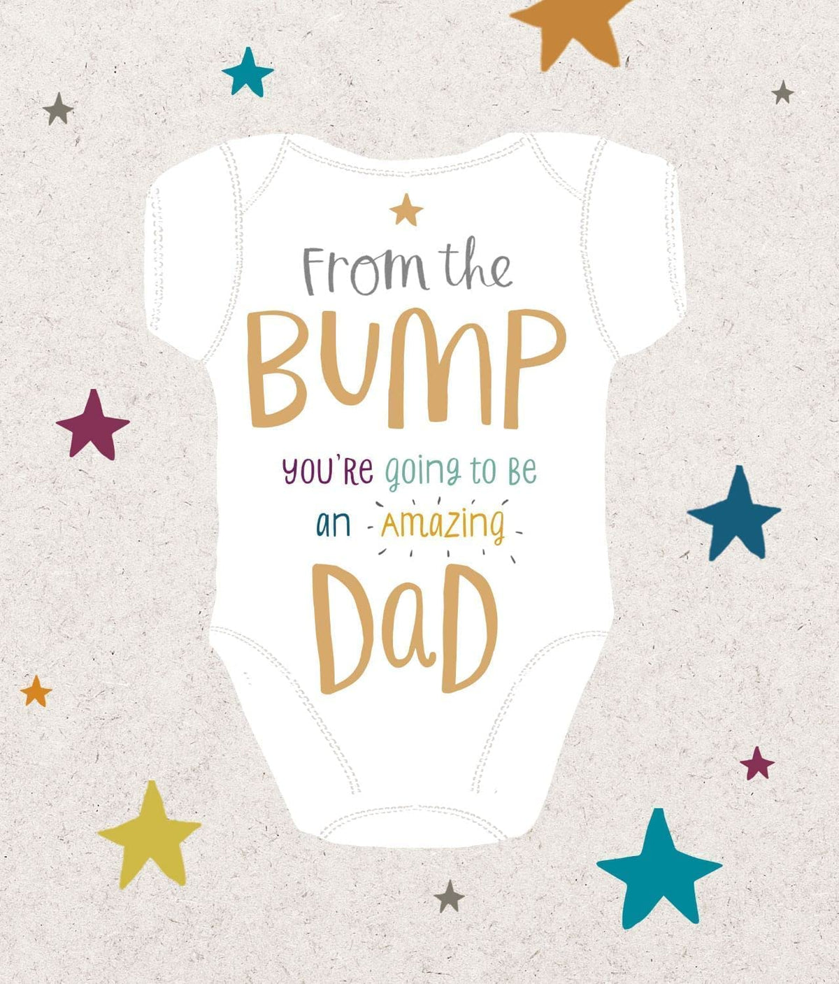 From The Bump Dad To Be Father's Day Card