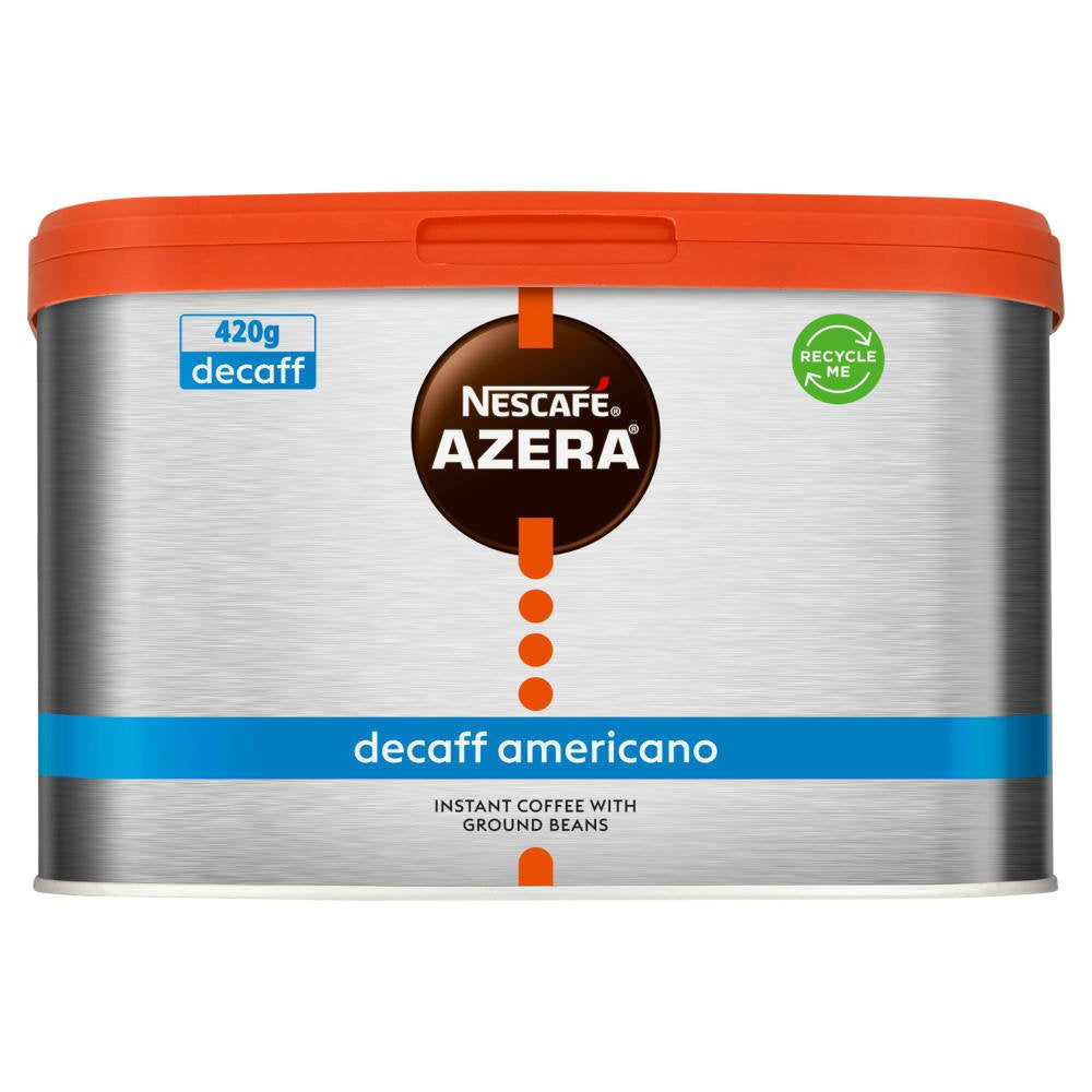 Nescafe Azera Barista Style Decaffeinated Instant Coffee 420g Single Tin - 12495100