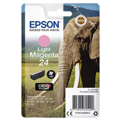 Epson 24 Elephant Light Magenta Standard Capacity Ink Cartridge 5ml - C13T24264012