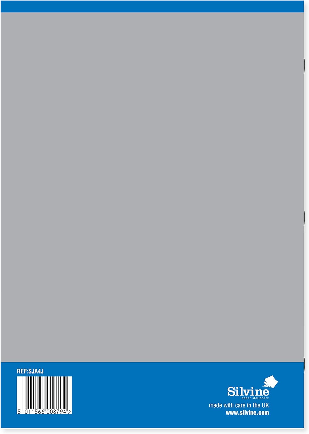 Silvine A4 double cash journal book with 32 pages, featuring lined pages for financial record keeping and note taking.