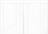 Silvine A4 double cash journal book with 32 pages, featuring lined pages for financial recording and note-taking.