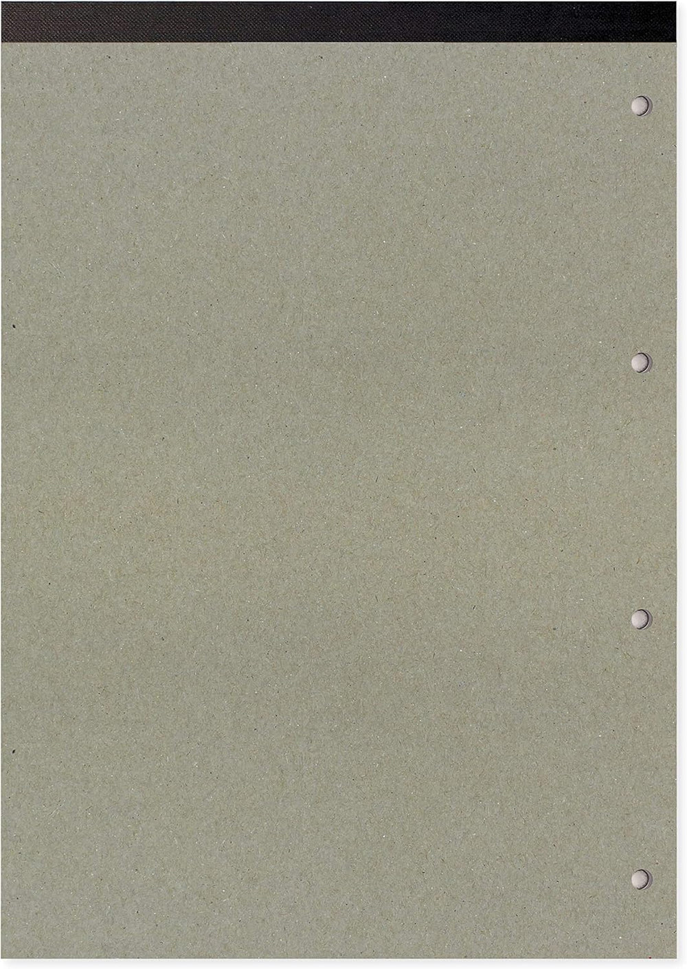 Silvine 160-page A4 refill pad with head-bound, punched four-hole plain white pages for notebooks or writing projects.